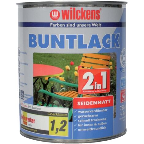 Wilckens Buntlack 2in1 RAL7016 Anthrazitgrau seidenmatt 0,75l 12471600050
