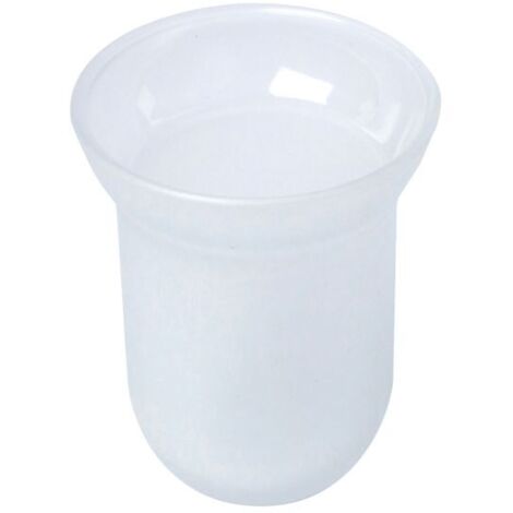 Keuco Glas Einsatz 01669009000 Echtkristall mattiert, für WC Bürstengarnitur