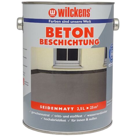 Wilckens Betonbeschichtung LF Rotbraun seidenmatt 2,5l 12630900080