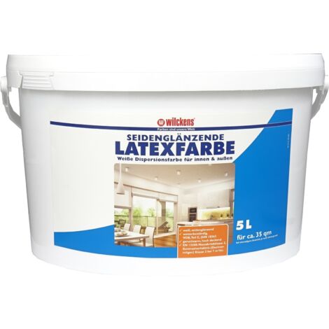 Wilckens Latexfarbe seidenglänzend Weiß 2,5l 13490200080