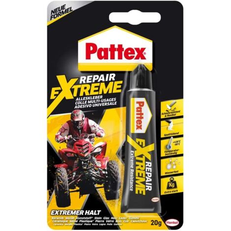 Pattex Repair Extreme Alleskleber-Gel 20g kristallklar Innen und außen anwendbar