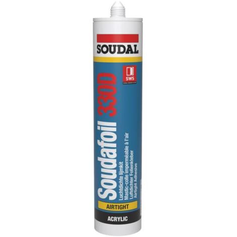 Soudal Fensterfolienkelbstoff Soudafoil 330D 310ml weiß 122660