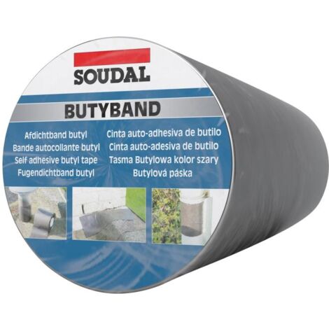 Soudal Butylband Butyband blei 30cm x 10m 111092