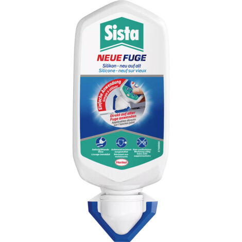 Sista Neue Fuge Sanitär-Silikon Herstellerfarbe Weiß SNFRW 80 ml