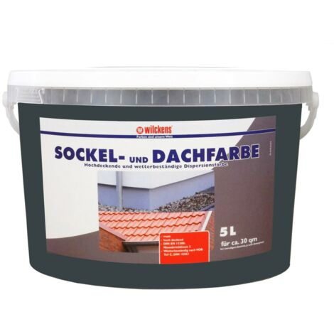 Wilckens Sockel- & Dachfarbe anthrazit 5 L 13371600090 (1/2)