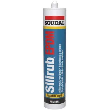 Soudal Silirub EPDM-Dichtstoff 300ml schwarz 112501
