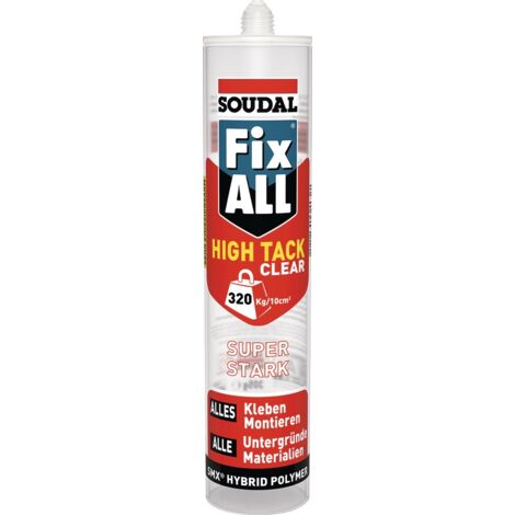 Soudal Fix All High Tack Clear 305g 131391