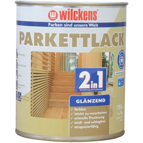 Wilckens Parkettlack 2in1 Farblos glänzend 0,75l 10400100050