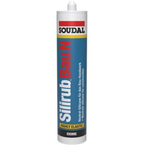 Soudal Bausilikon Silirub N 12,5E 300mL schwarz 120715