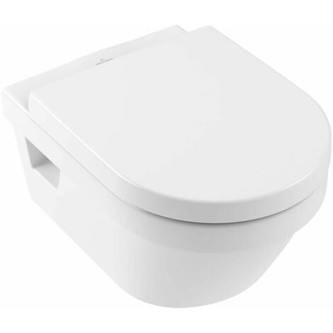 Villeroy & Boch Architectura Wand-Tiefspül-WC inkl. WC-Sitz, ohne Spülrand weiß 5684HR01
