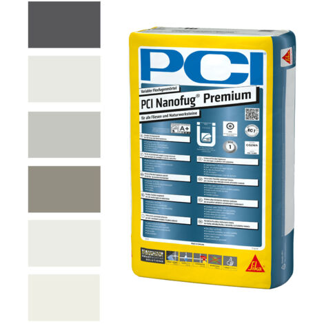 PCI Nanofug Premium 15kg Flexfugenmörtel Nr. 21 hellgrau