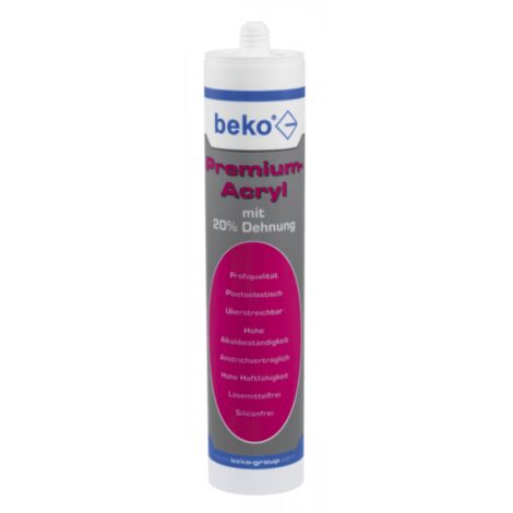 Beko Premium Acryl 20% Dehnung 310ml weiß 230300020
