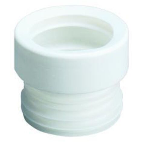 STEDO WC-Verbinder Gummi - Weißer Mület-Trumpf Verbinder 44/48 Mm