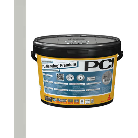 PCI Nanofug Premium 5kg Flexfugenmörtel Nr. 21 hellgrau