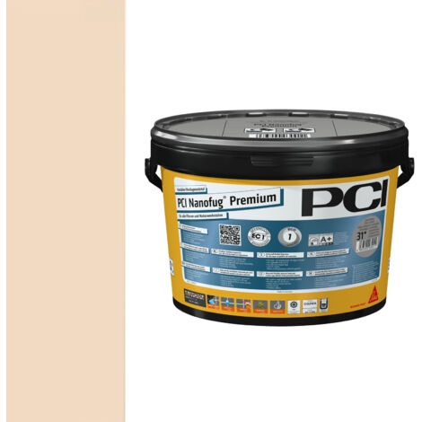 PCI Nanofug Premium 5kg Flexfugenmörtel Nr. 27 jurabeige