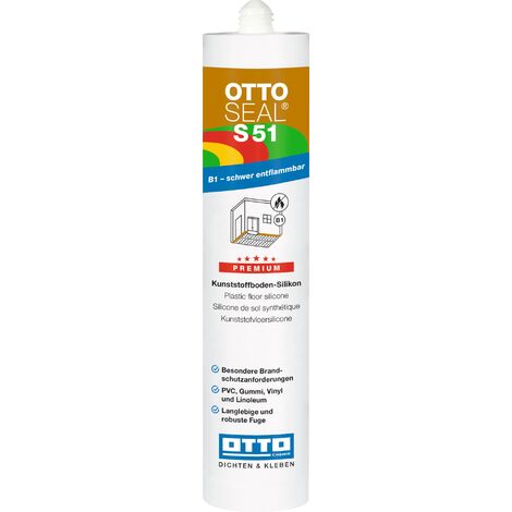 OTTOSEAL S51 Silikon für PVC-, Gummi- und Linoleumböden C983 tiefseeblau