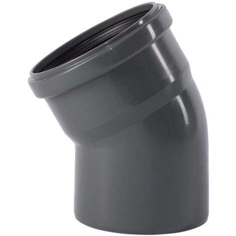 Ostendorf 175110 HTSafe Rohr Bogen DN 110 30 Grad Winkel Abflussrohr grau