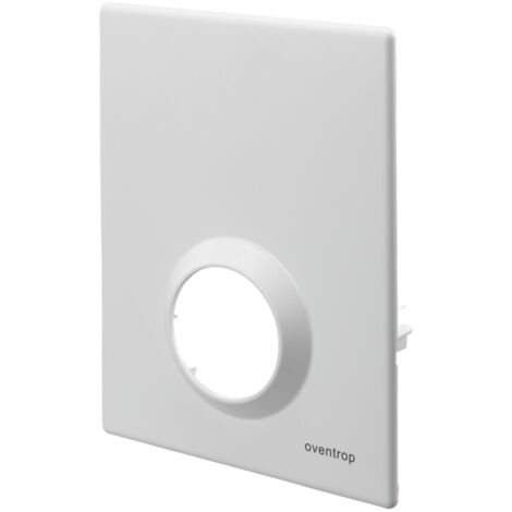 Oventrop – Abdeckplatte Unibox 57mm – Einbaubreite 154,75mm – Einbauhöhe 199,75mm – Farbe weiß – Für Unibox RTL/T/plus/TQ/Q (1/2)
