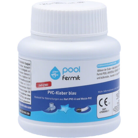 Fermit Pool PVC-Kleber blau 125ml 09105 (1/4)