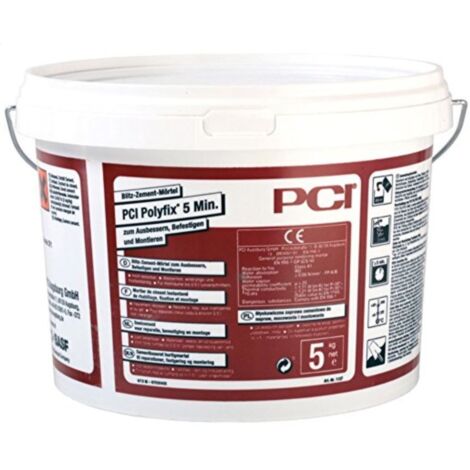 PCI Polyfix 5 Minuten Blitz Zement Mörtel 5 Kg