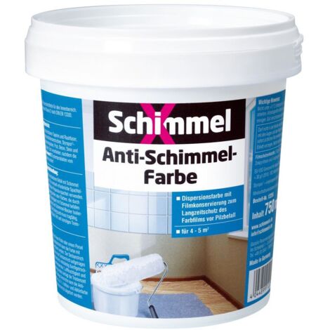 PUFAS SchimmelX Anti-Schimmel-Farbe weiß 750ml
