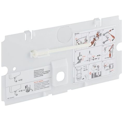 Geberit Schutzplatte zu UP-Spülkasten ab 1988 weiß, 240073001