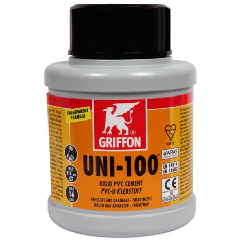 Griffon UNI-100 Kleber für PVC-Rohre 250 ml 6111031