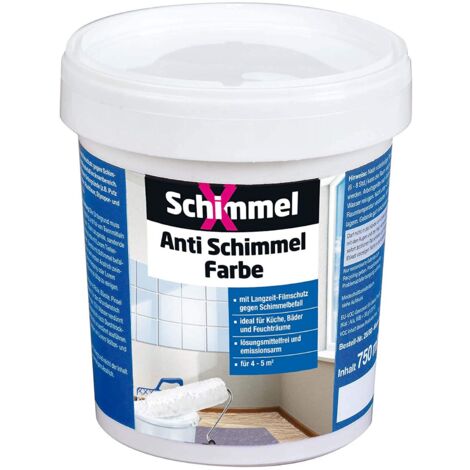 PUFAS SchimmelX Anti-Schimmel-Farbe weiß 2,5L