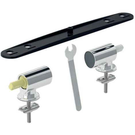 Scharnierset mit gebremster Absenkung QuickRelease mechanisch für Geberit WC-Sitz