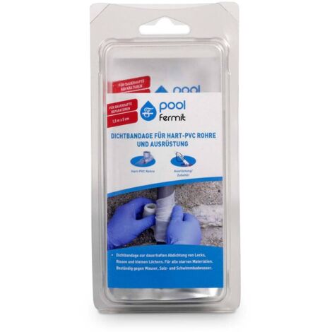 Fermit Pool Dichtbandage für Hart-PVC Rohre 1,5 m x 5 cm 09117