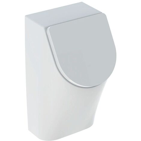 Geberit Renova Plan Urinal mit Deckel, Zulauf von hinten, Abgang