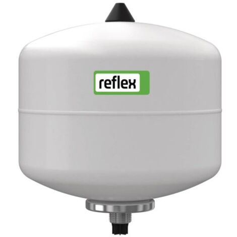 Reflex Refix DD Ausdehnungsgefäß MAG 12, Nennvolumen 12l, 10 bar, durchströmt, inklusive T-Stück 3/4", Weiß