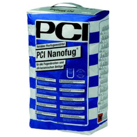PCI Nanofug variabler Flexfugenmörtel 15 kg-Sack Nr. 18 manhattan