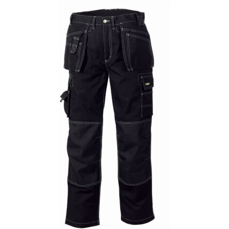teXXor Arbeitshose Twill Bundhose Panama Canvas 30 schwarz 431130