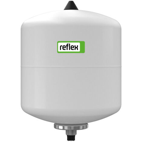 Reflex Refix DD Ausdehnungsgefäß MAG 18, Nennvolumen 18l, 10 bar, durchströmt, inklusive T-Stück 3/4", Weiß