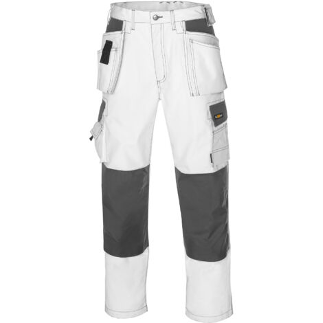 teXXor Arbeitshose Twill Bundhose Panama Canvas 44 weiß 431444