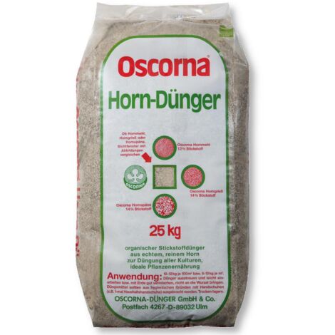 Oscorna Hornmehl 25 kg Obstdünger Blumendünger Ziergartendünger Universaldünger (1/2)