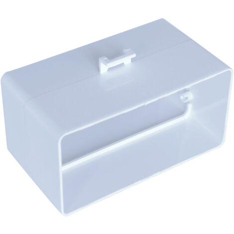 Rohrverbinder Flacher Luftkanal Flat PVC 55-110