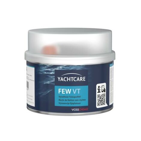 Yachtcare FEW VT 2-Komponenten Feinspachtel für Auto & Boot 250g 153401