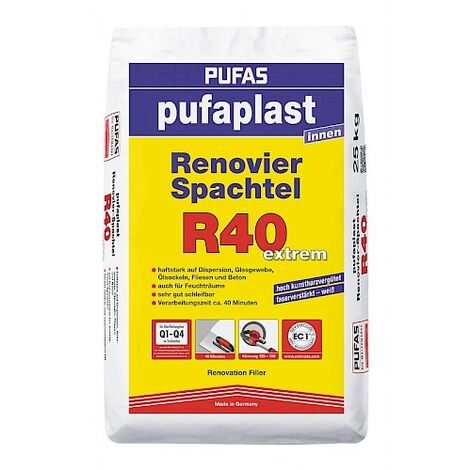 Pufas Pufaplast R 40 Renovier-Spachtel 25kg 32806000