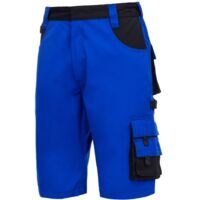 Nitras MOTION TEX PLUS, Arbeitshose, kurz blau / schwarz 52 7601-52