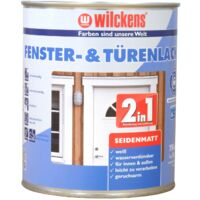 Wilckens Fenster&Türenlack 2in1 Weiß seidenmatt 0,75l 12993100050