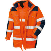 teXXor Warnschutz-Parka TORONTO leuchtorange/navy L 4109