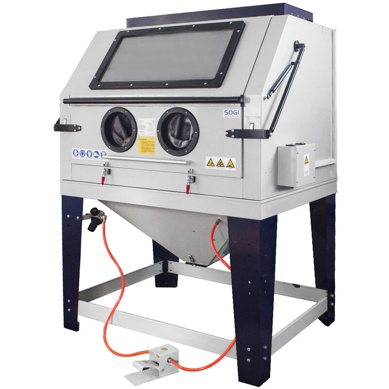 VEVOR Sabbiatrice 75,7L Con 4 Ugelli - Ideale Per Rimuovere Ruggine E Vernice - Foto 13