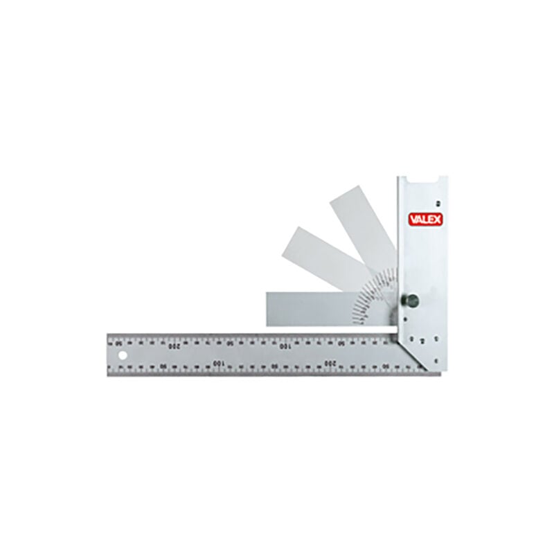 Squadra fissa con goniometro 300 in alluminio VALEX 1800646