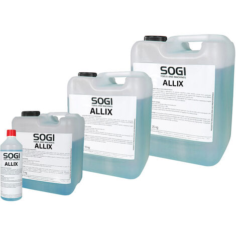Detergente SOGI ALLIX per rimozione sporco, pulizia, sgrassaggio di acciaio inox e alluminio - da 1L a 25KG, Formato: 10 kg
