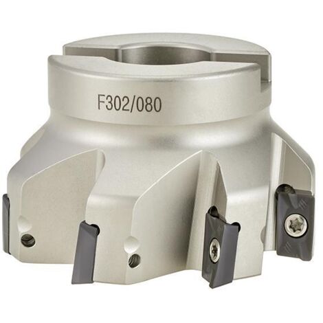 Fresa a spallamento FERVI F302/063 a inserto APKT1604 - con attacco a manicotto (1/5)