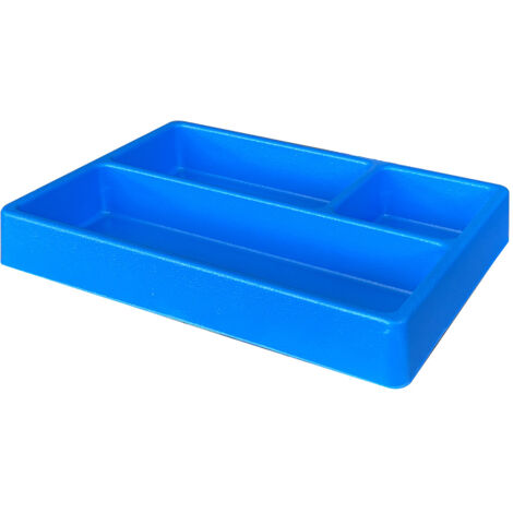 Termoformato separatore ARR-VAS-3S porta minuteria a 3 scomparti per cassetti - compatibile con arredo officina ARR-OFF