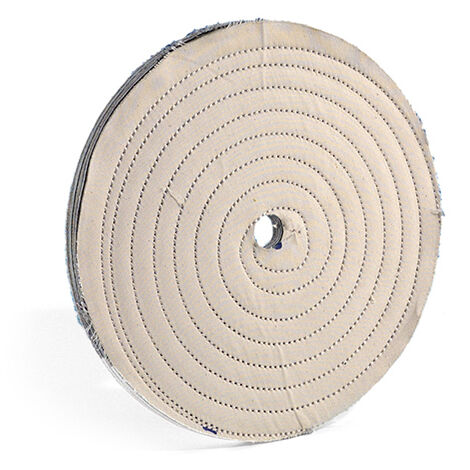 Disco in cotone trapuntato per smerigliatrice lucidatrice da banco FERVI DCT150