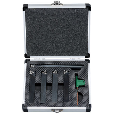 Set 5 utensili ad inserto per tornio FERVI B007/25 - stelo da 25 e 20 mm (1/5)